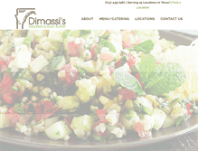 Tablet Screenshot of dimassi.com